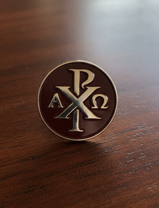 Chi Rho Pin - 1"