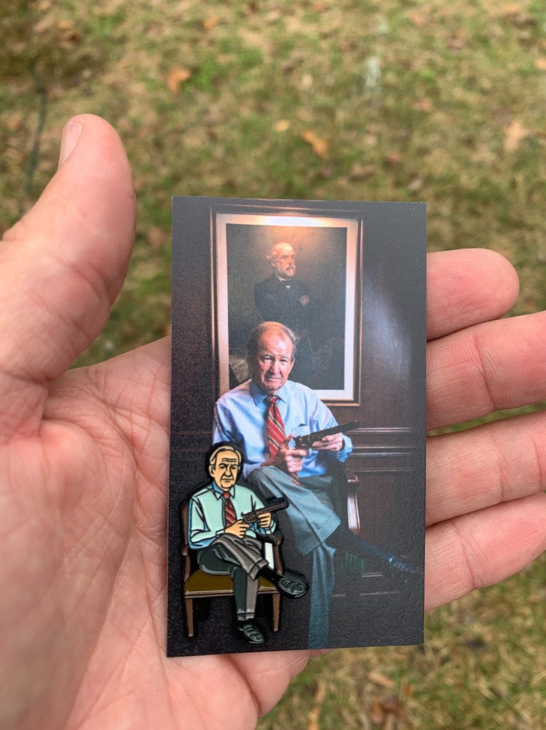 The Based Buchanan Pin - 1.5"