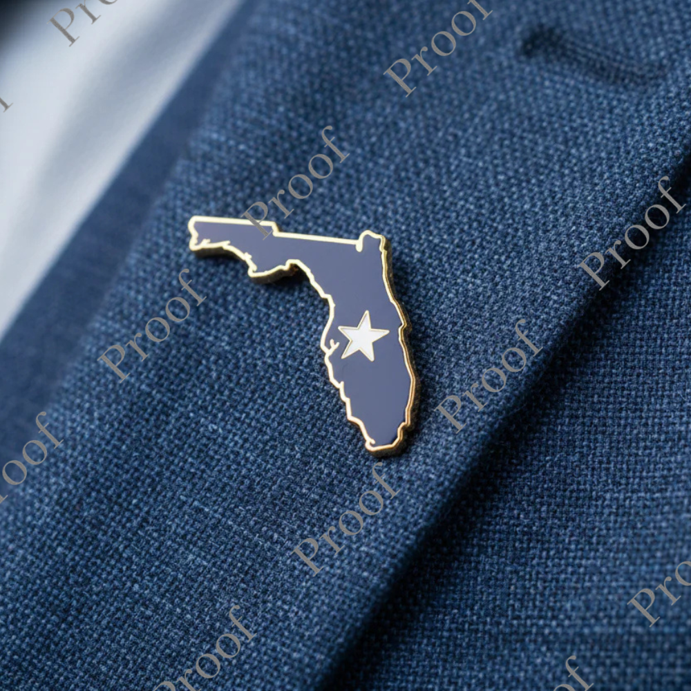 *PRE-RELEASE* Bonnie Blue Florida - 1.25" pin