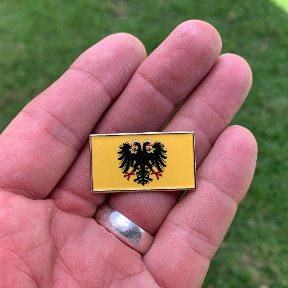 Holy Roman Empire Imperial Banner - 1.25" pin