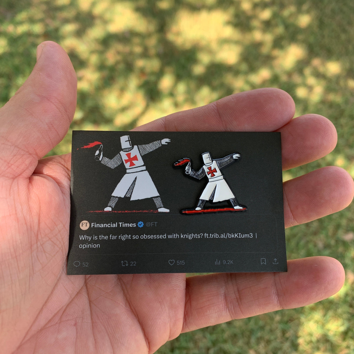 Defender of the West Pin - 1"