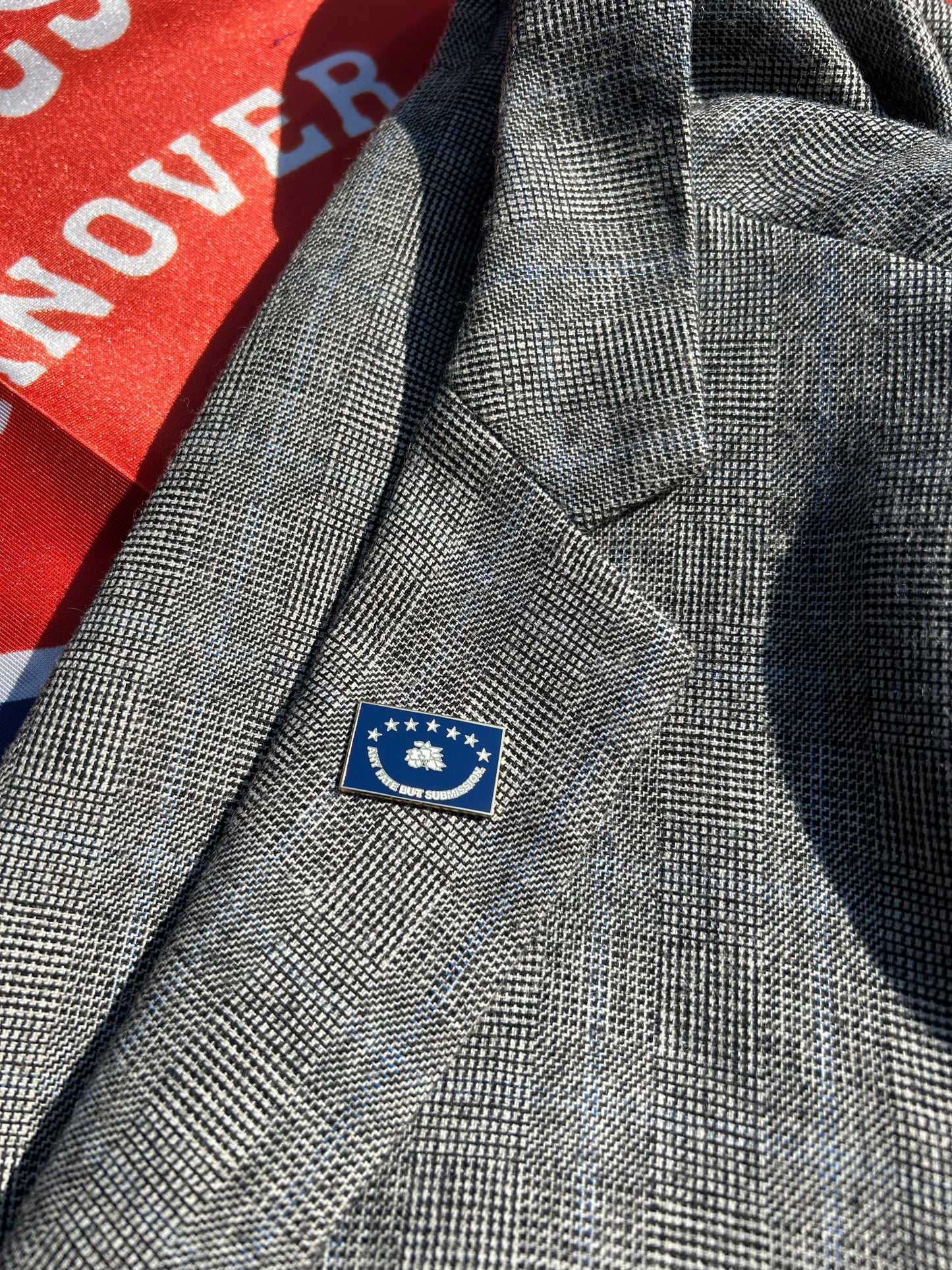 "Any Fate But Submission" Lapel Pin