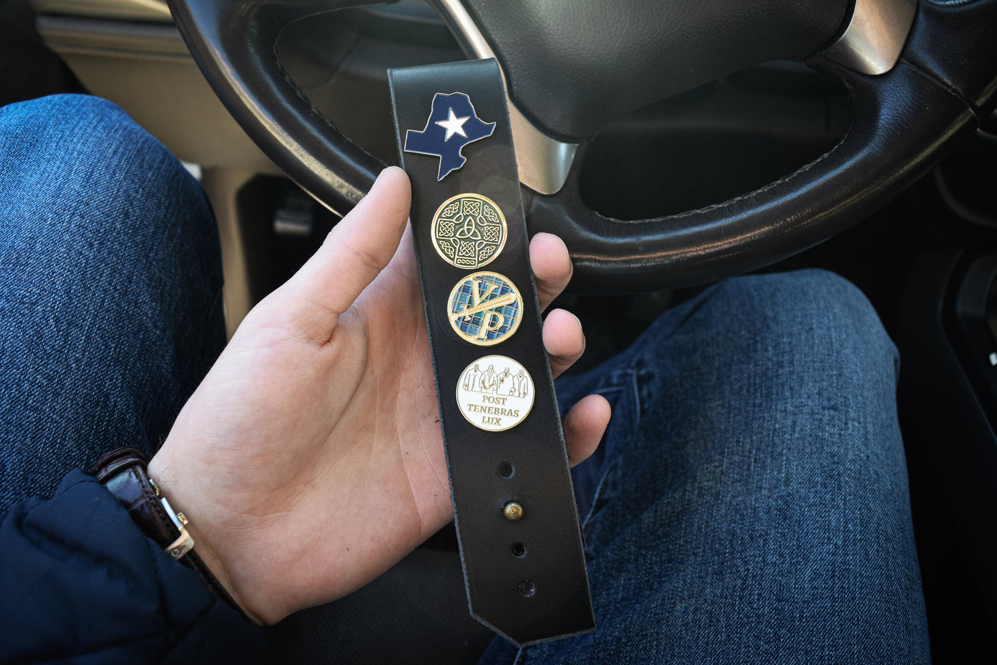 DVLP Visor Pin Strap X Carriger Crafted