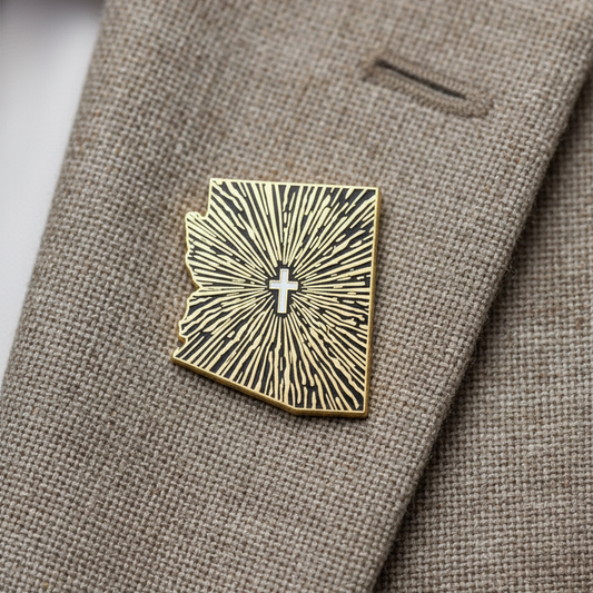 Arizona Lone Bulwark - CN Pin - 1" (Based States)