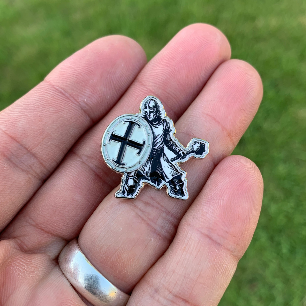 The Awakened Saxon pin - 1"