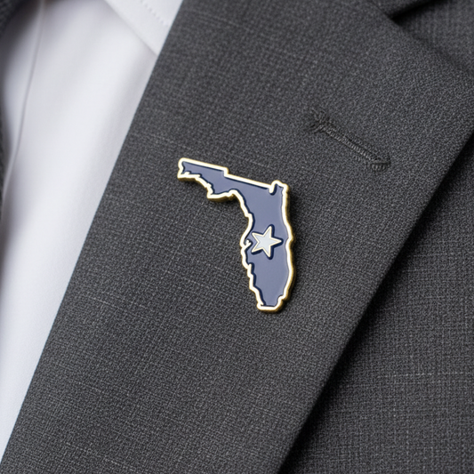 Bonnie Blue Florida - 1.25" pin