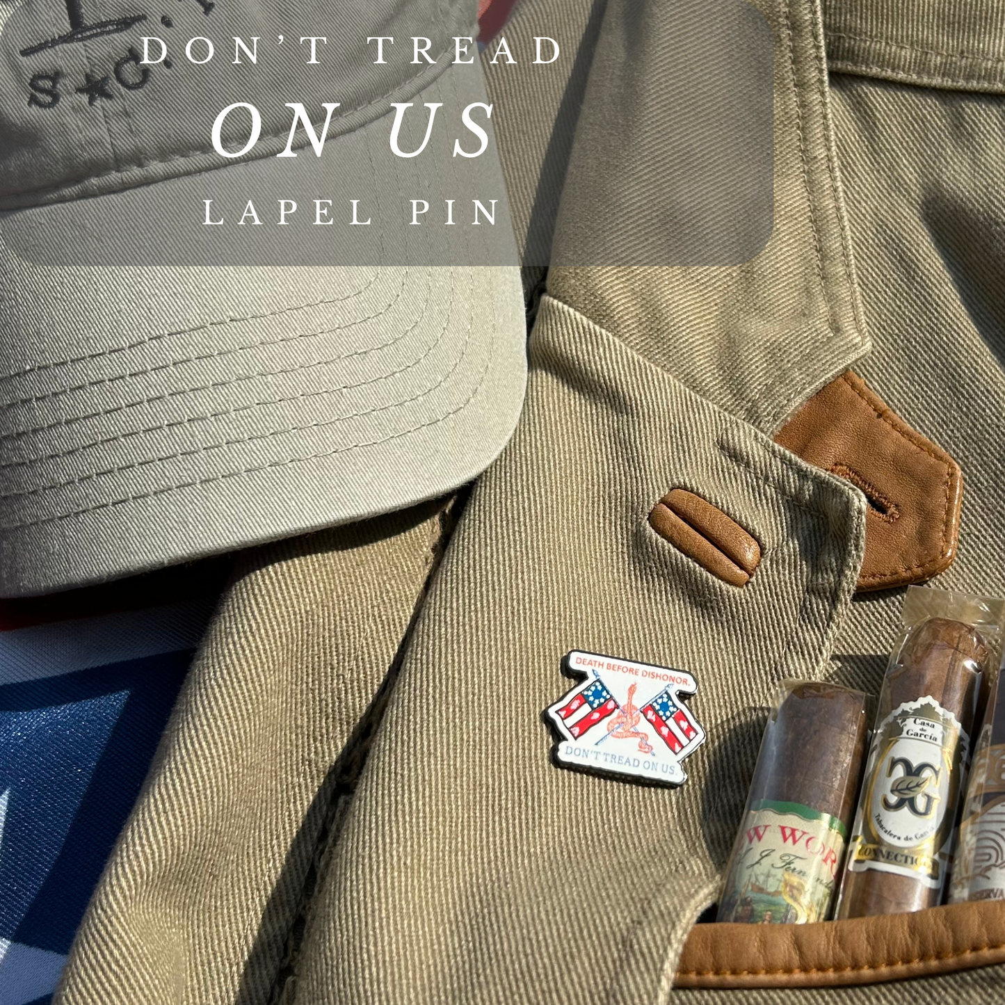 "Don't Tread on Us" Lapel Pin