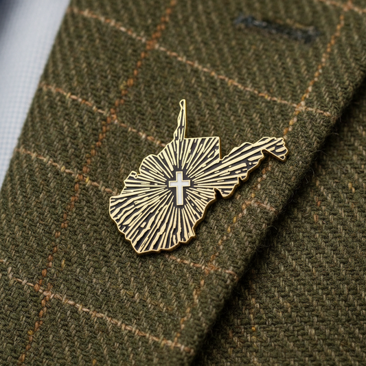 West Virginia Lone Bulwark - CN Pin - 1" (Based States)