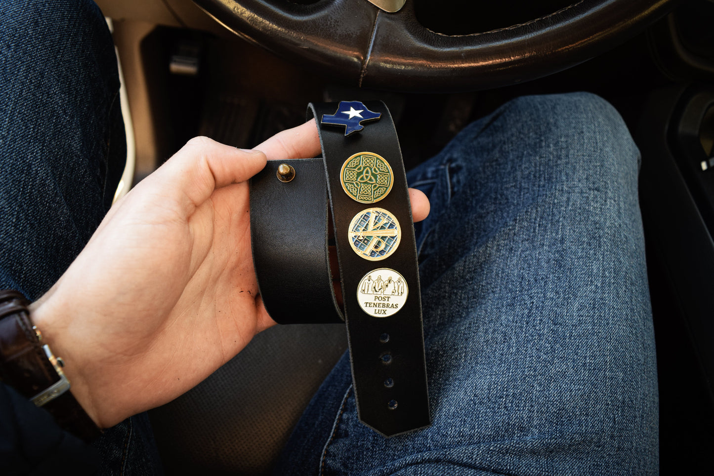 DVLP Visor Pin Strap X Carriger Crafted