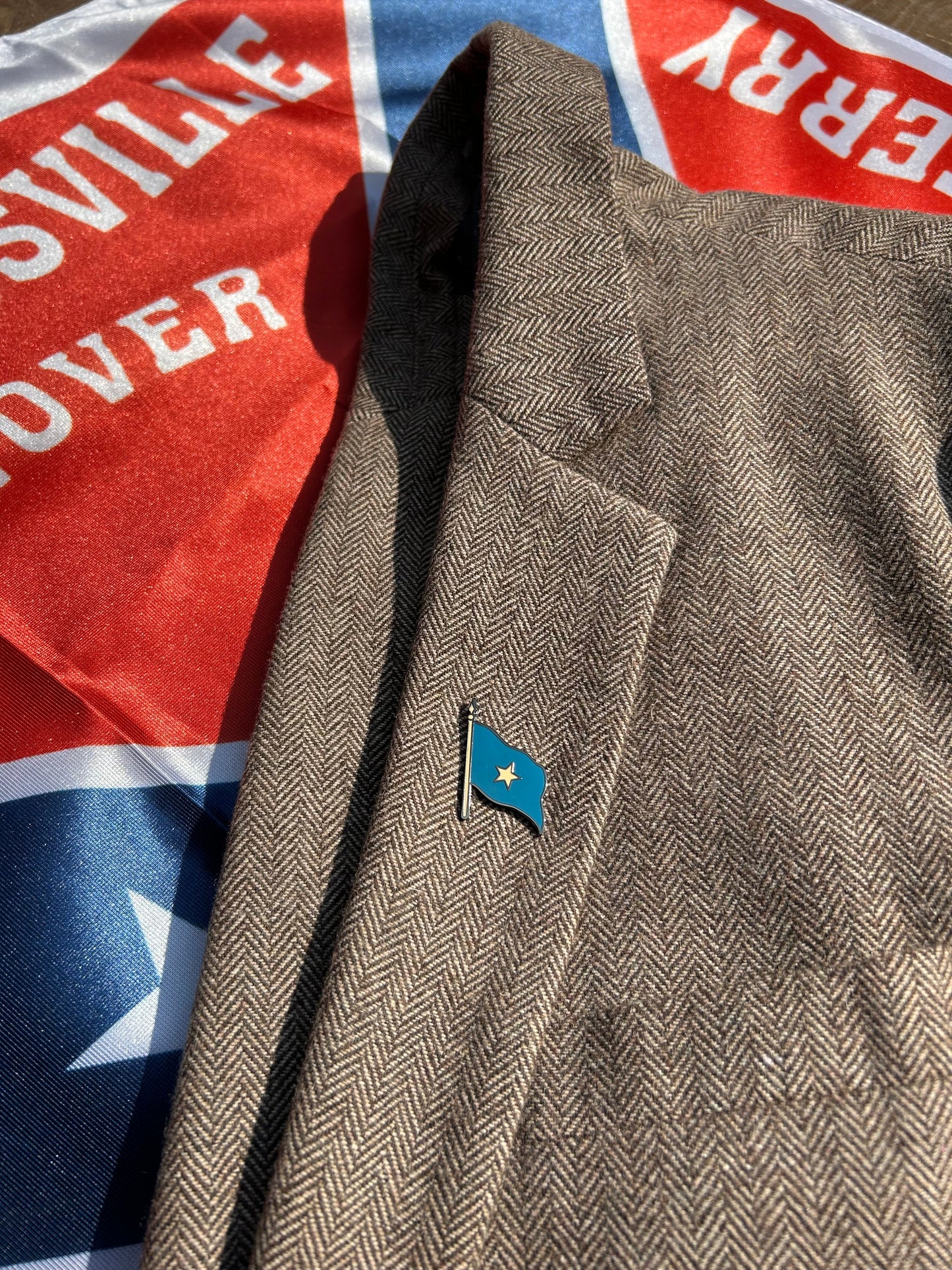Bonnie Blue Flag Lapel Pin
