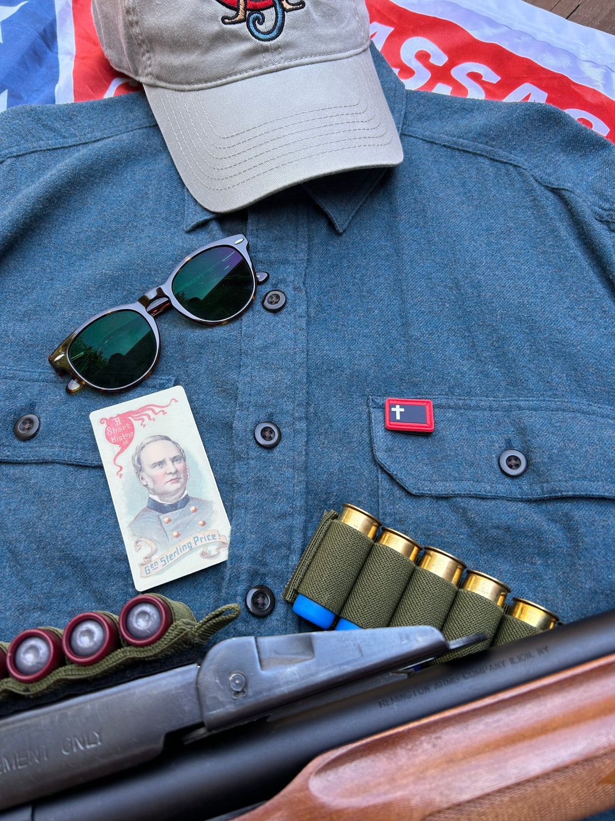 Missouri Battle Flag   Morale Patch (Miniature)