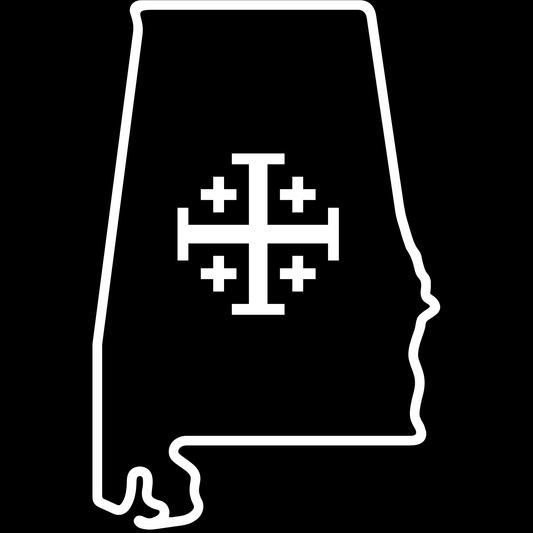Every Square Inch of Alabama - 4" Auto Decal