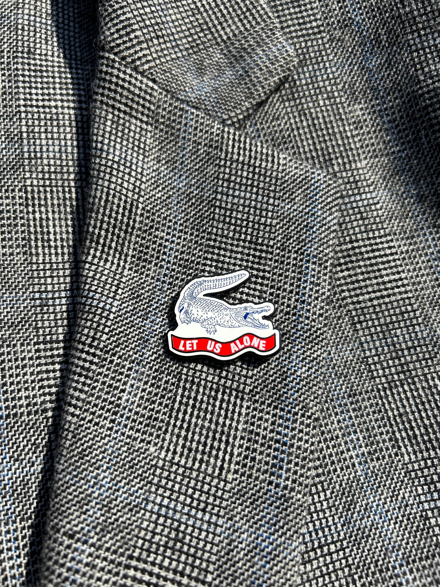 "Let Us Alone" Florida Lapel Pin