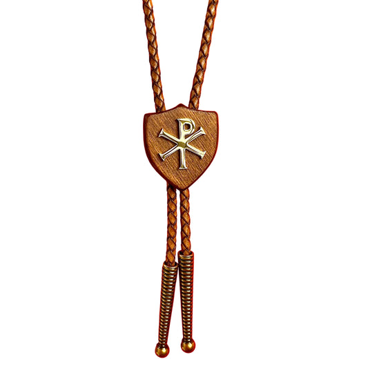 Chi-Rho Bolo Tie (Handcrafted)