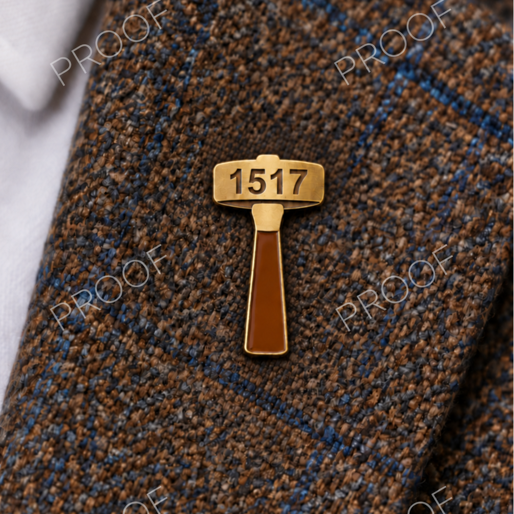 Hammer of the Reformation - 1.25" Pin
