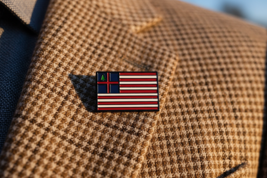 The Christian Nationalist Flag - 1.25" (FREE - Limit 1 per Order)