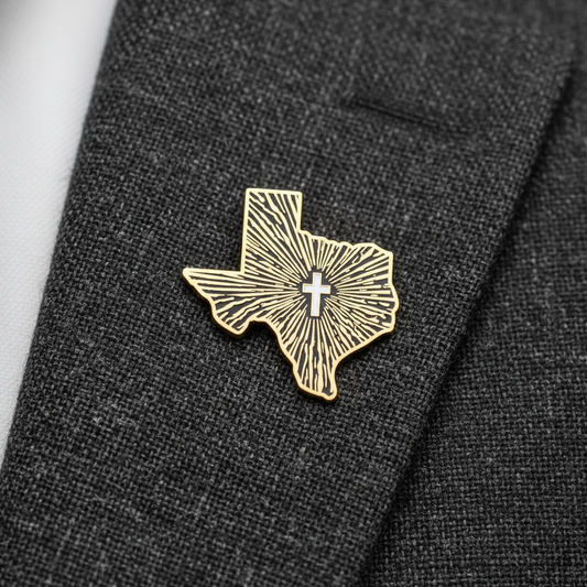 Texas Lone Bulwark - CN Pin - 1.25" (Based States)
