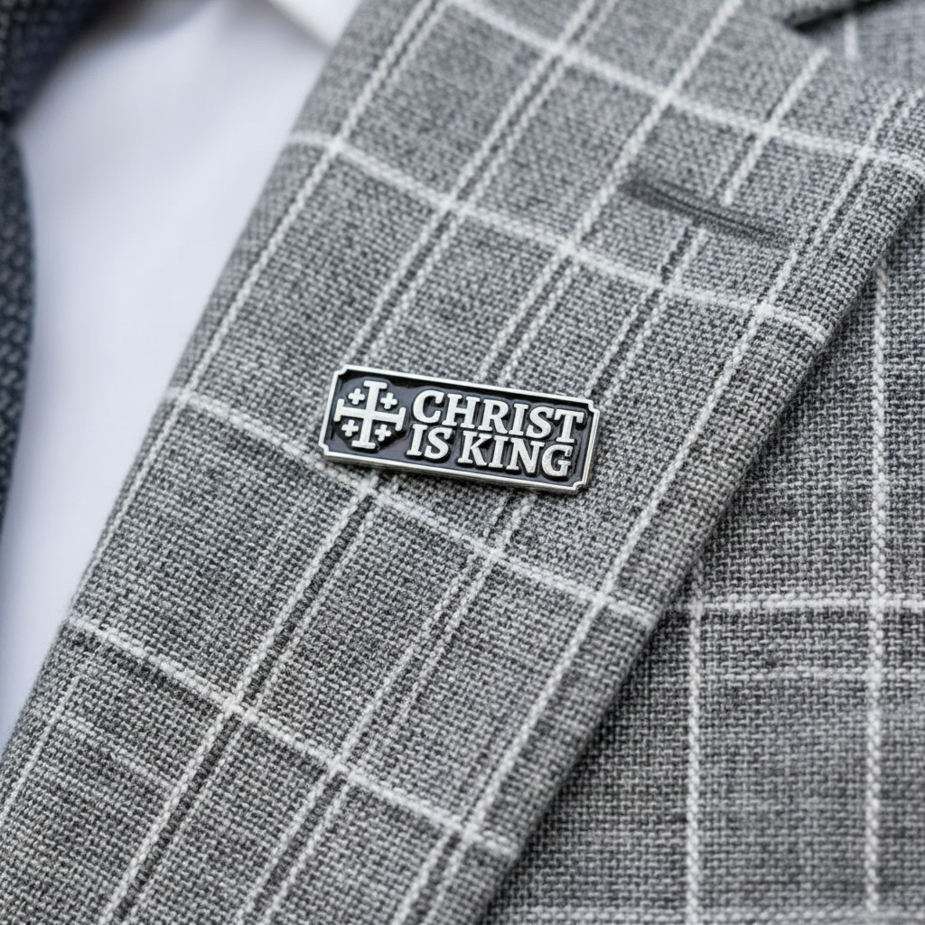 Christ is King JC Pin - 1"