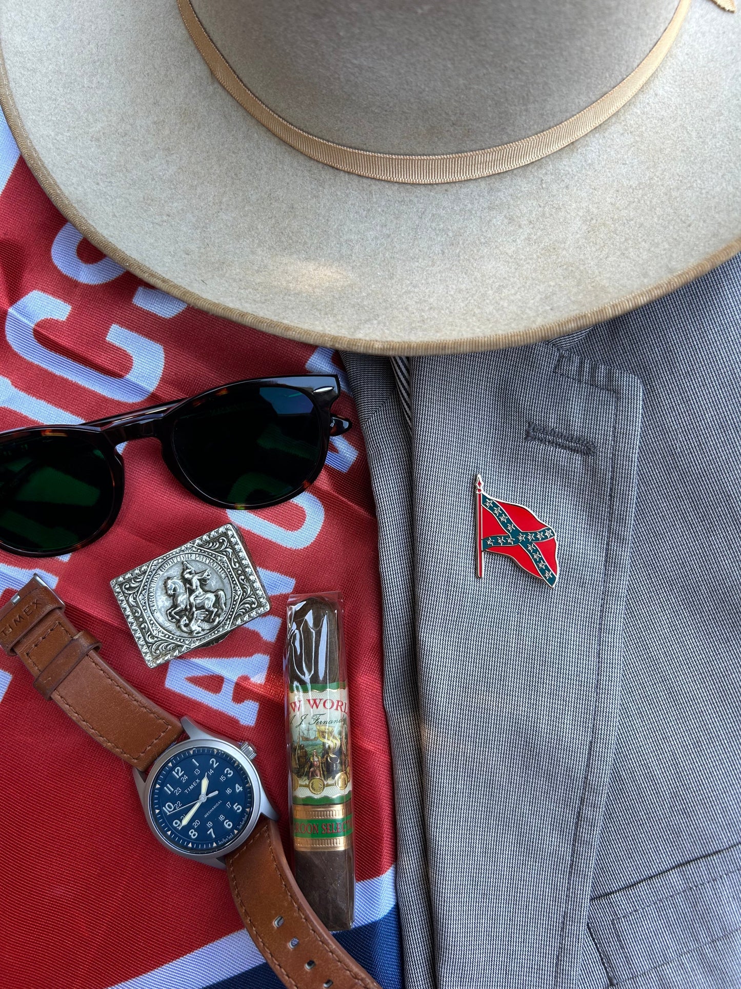 Battle Flag Lapel Pin