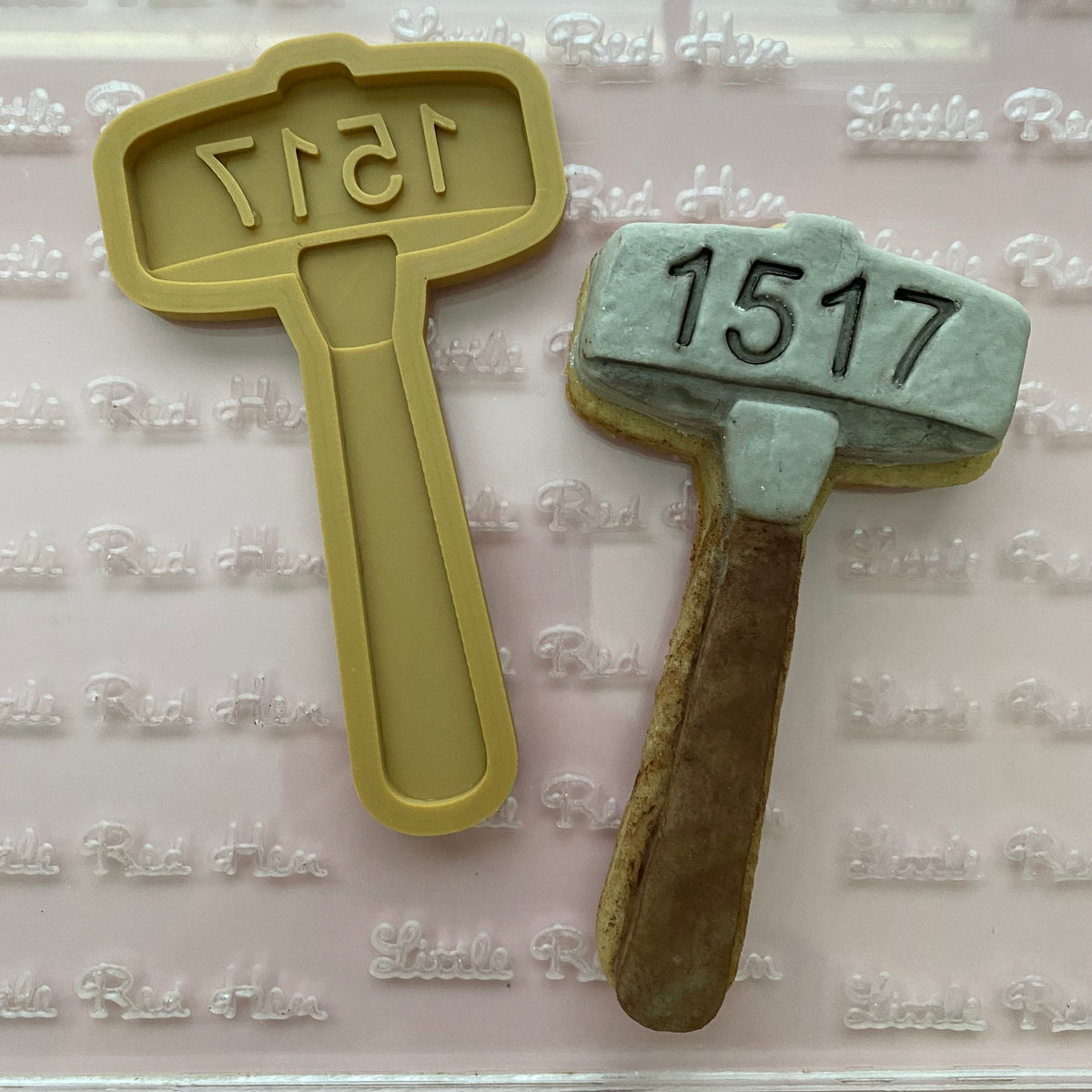 Luther’s Hammer DELUXE Buttercream Stamp and Cookie Cutter Set // Deus Vult Collaboration
