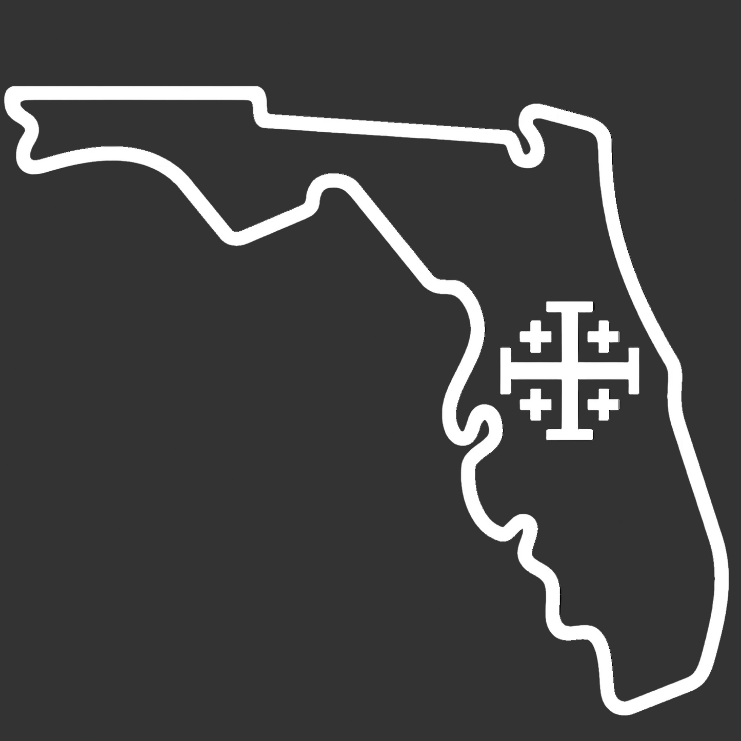 Every Square Inch of Florida - 5" Auto Decal