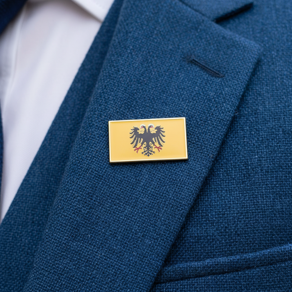 Holy Roman Empire Imperial Banner - 1.25" pin
