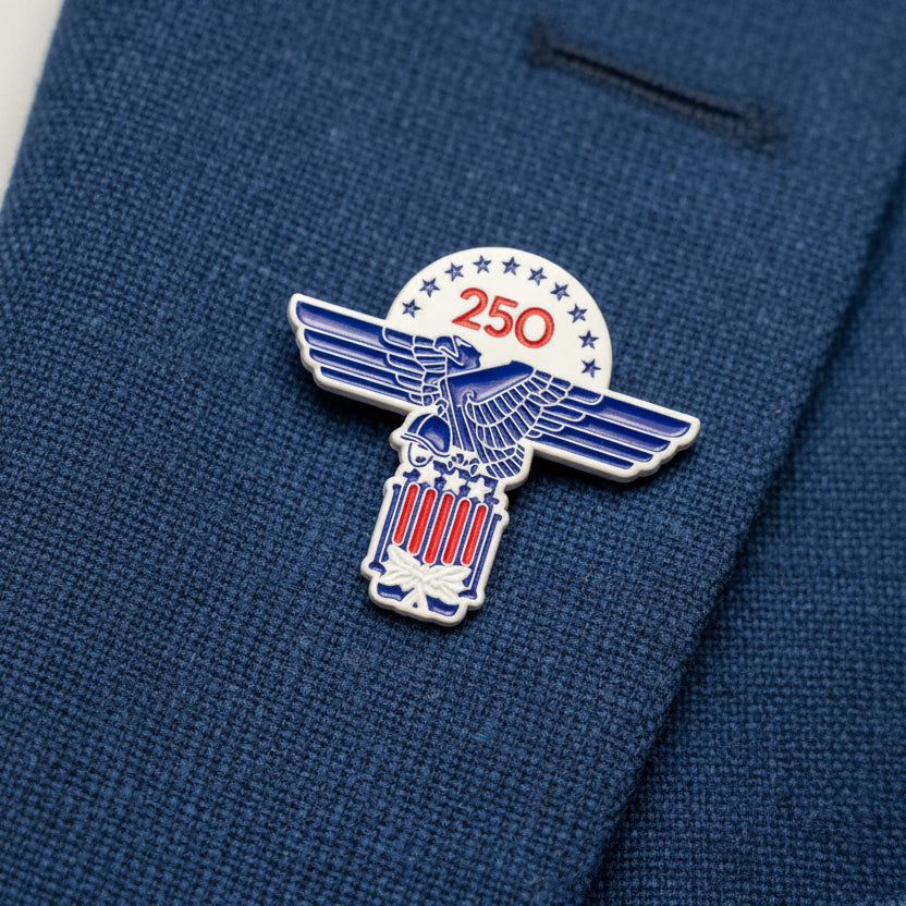 PAX 250 America Anniversary Pin - 1" pin