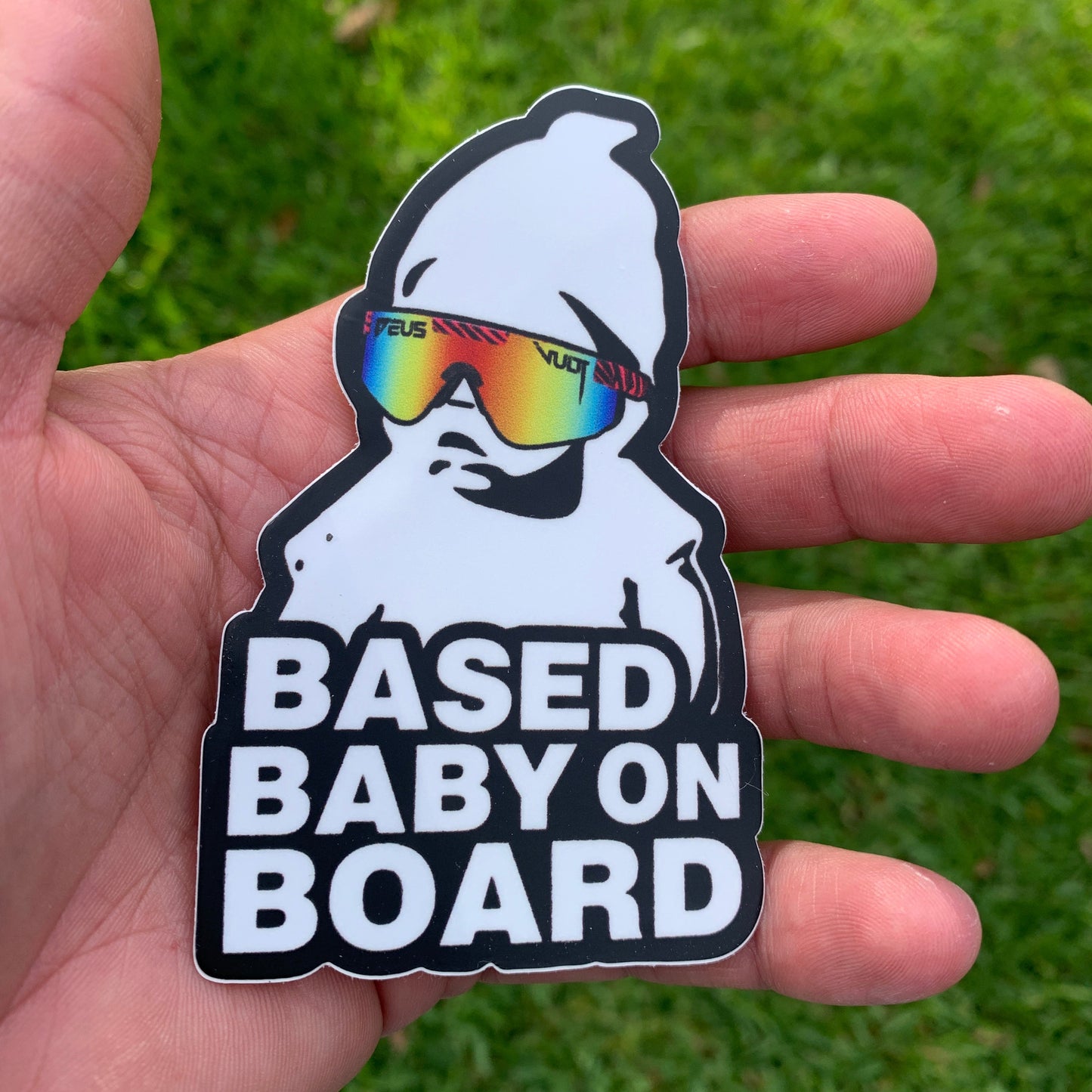 Based Baby On Board - 4" Auto Decal