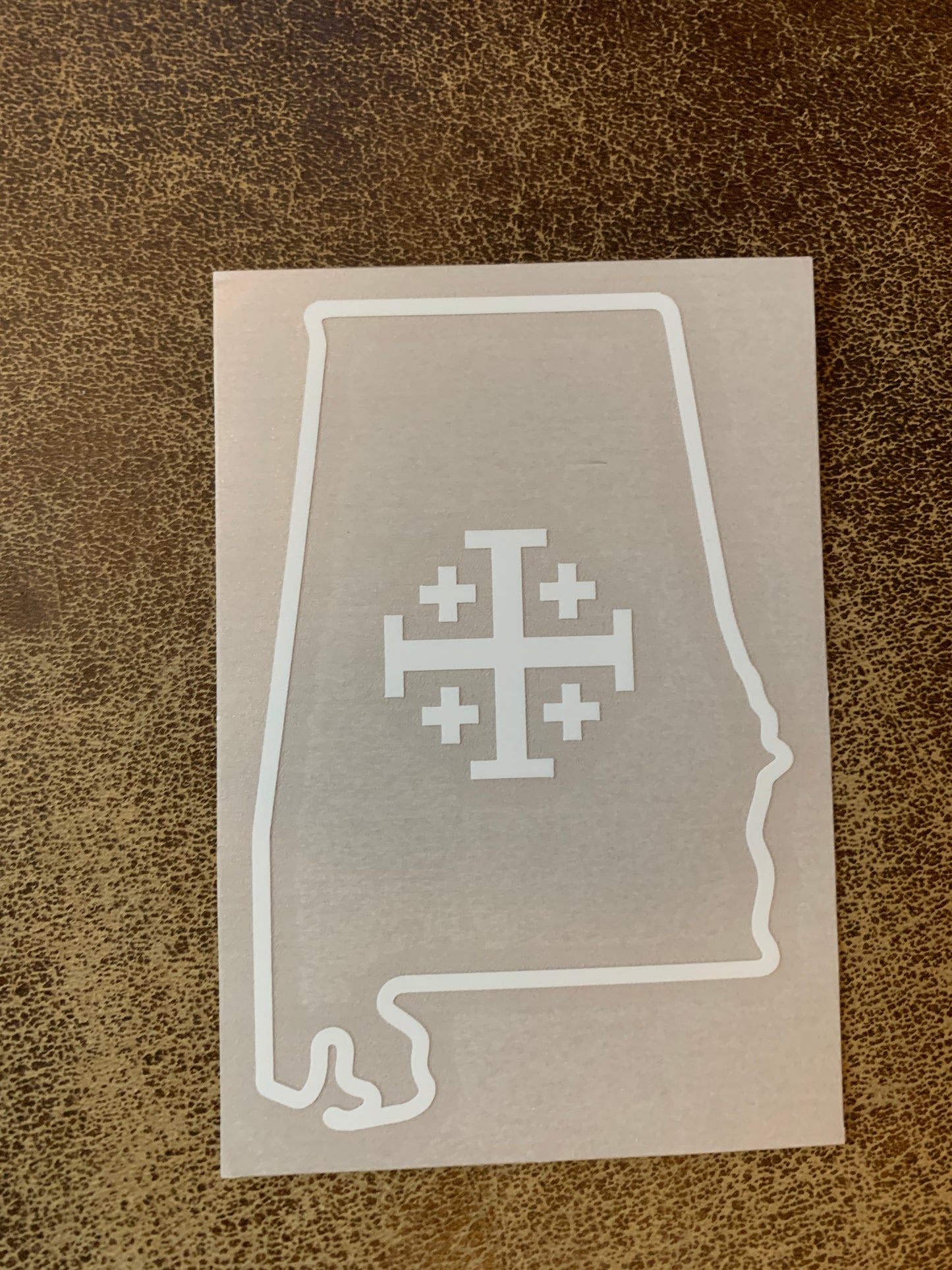 Every Square Inch of Alabama - 4" Auto Decal