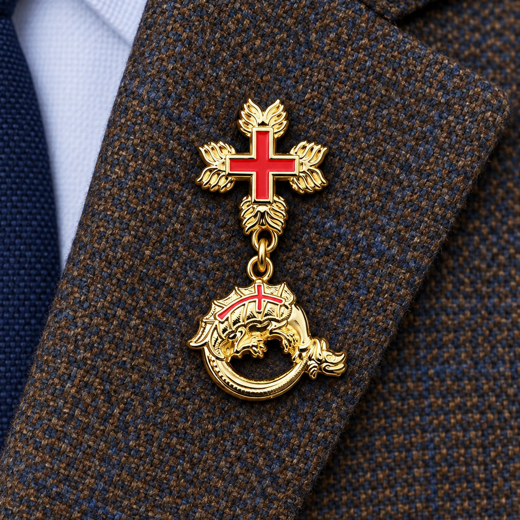 Order of the Dragon - 1" + 1.25" PIn