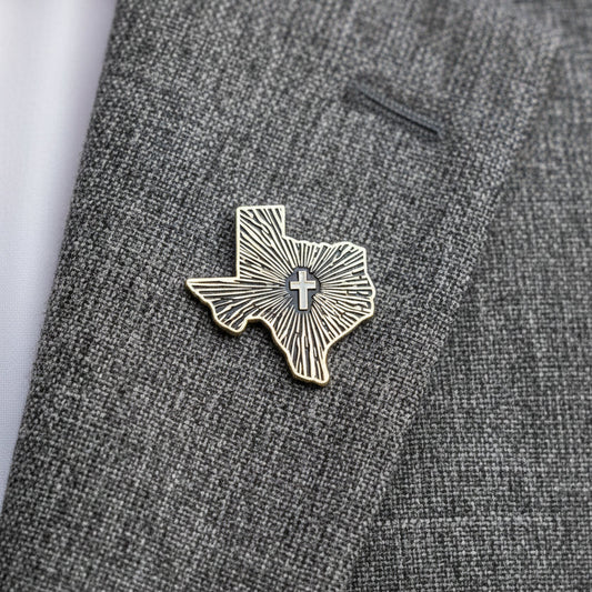 Texas Lone Bulwark - CN Pin - 1.25" (Based States)