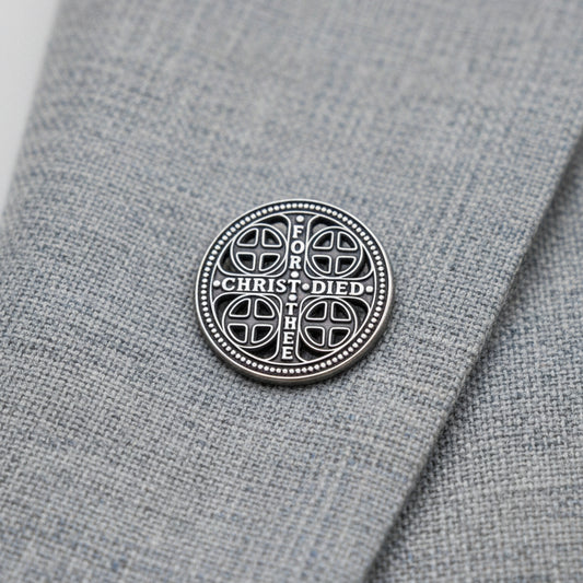 Church War Cross Pin - 1"