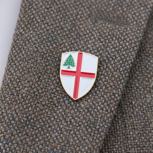 New England Nationalism Pin - 10K gold plated - 1"