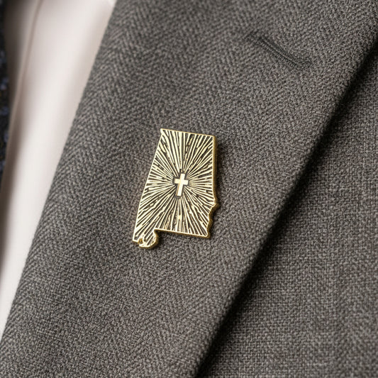 Alabama Lone Bulwark - CN Pin - 1.25" (Based States)