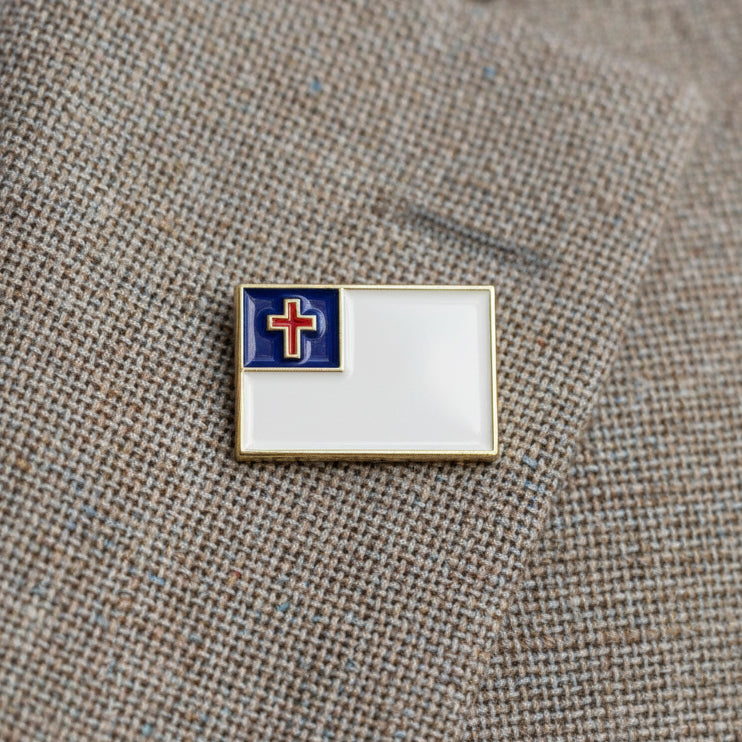 The Christian Flag Pin - 1"