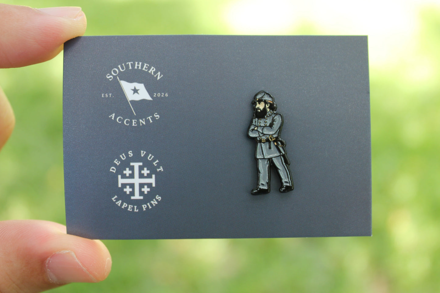 Stonewall Jackson - Patriot-Maxxing Pin 1" // Southern Accents Collab