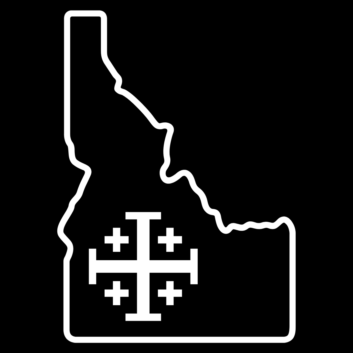 Every Square Inch of Idaho - 4" Auto Decal
