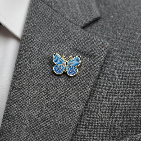 The Iryna "Azure" Pin - .75 Inch