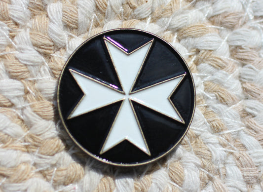 Knights Hospitallers (St John) Lapel Pin - 1"