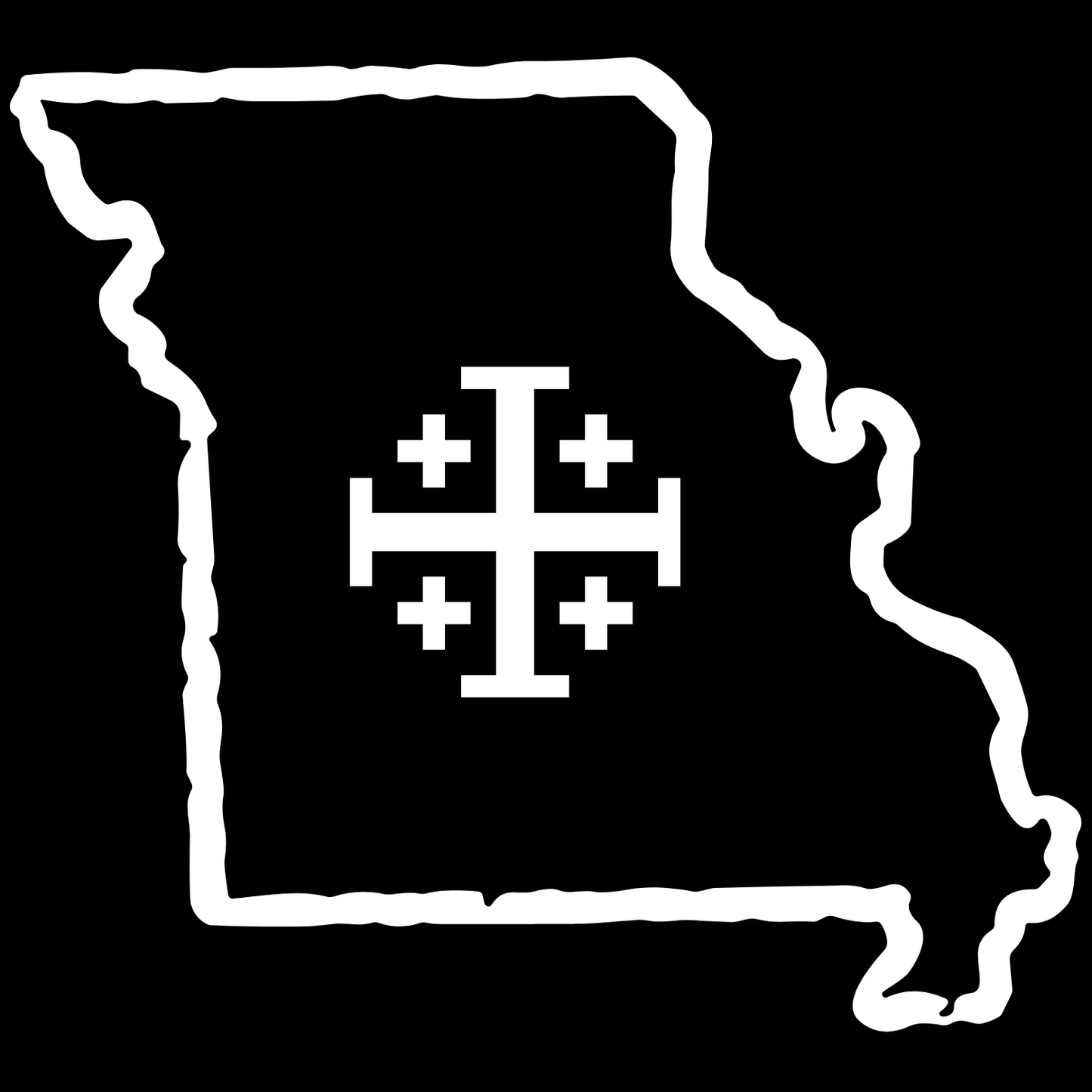 Every Square Inch of Missouri - 4" Auto Decal