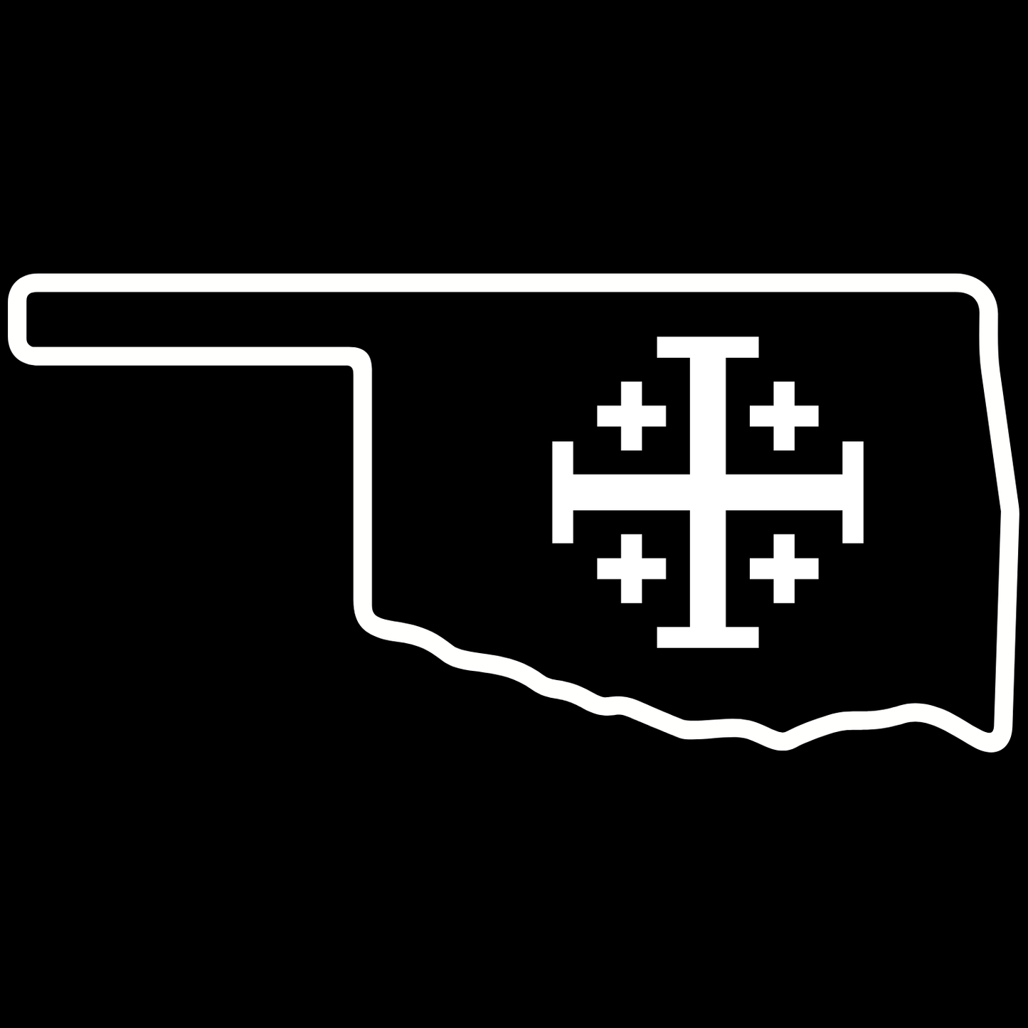 Every Square Inch of Oklahoma - 4" Auto Decal