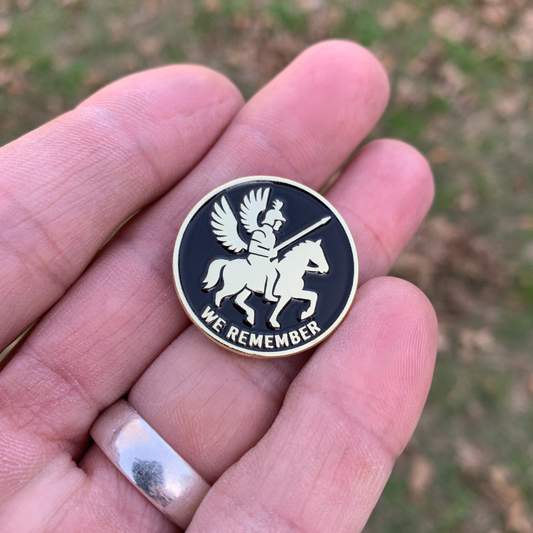 Winged Hussars Lapel Pin - 1" (New Release in Black)