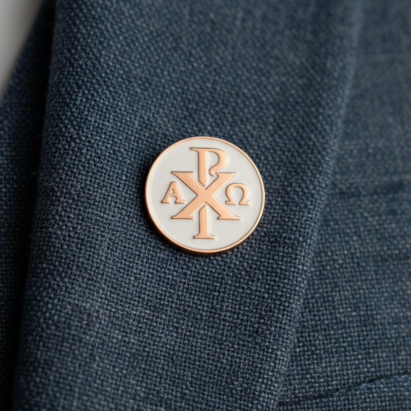 Chi Rho Pin - 1"