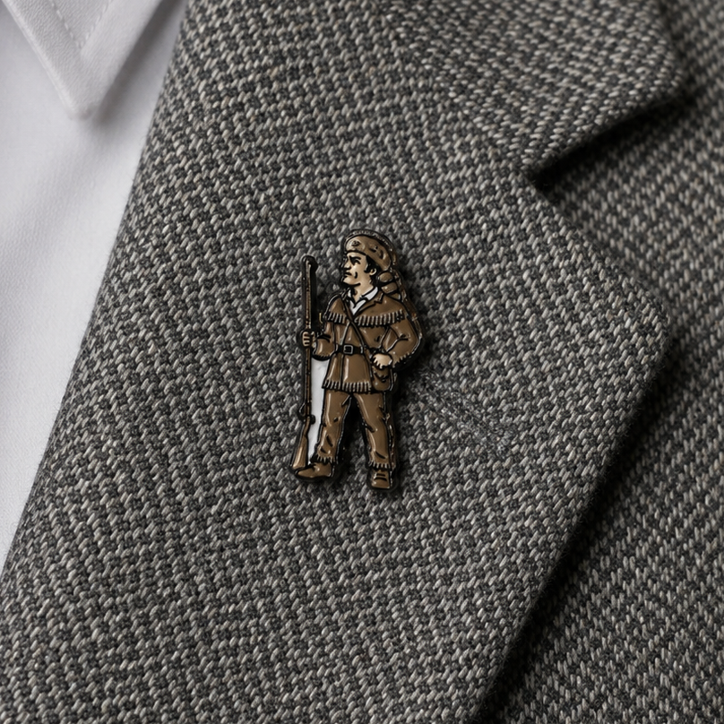 Davy Crockett - Patriot-Maxxing Pin 1" // Southern Accents Collab