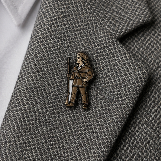 Davy Crockett - Patriot-Maxxing Pin 1" // Southern Accents Collab