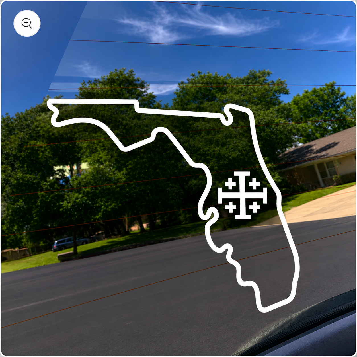 Every Square Inch of Florida - 5" Auto Decal