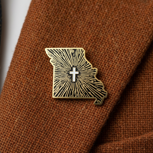 Missouri Lone Bulwark - CN Pin - 1.25" (Based States)