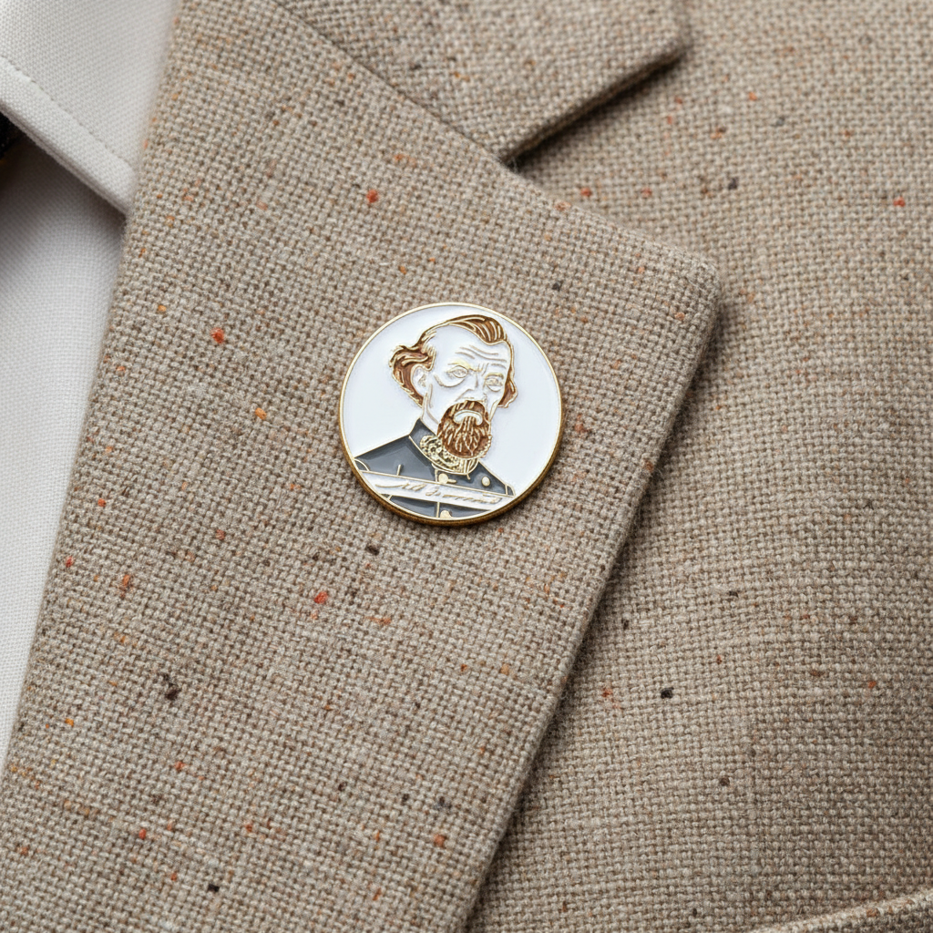 - CSA Signature Series - Nathan Bedford Forrest Lapel Pin (Our Guys) - 1"