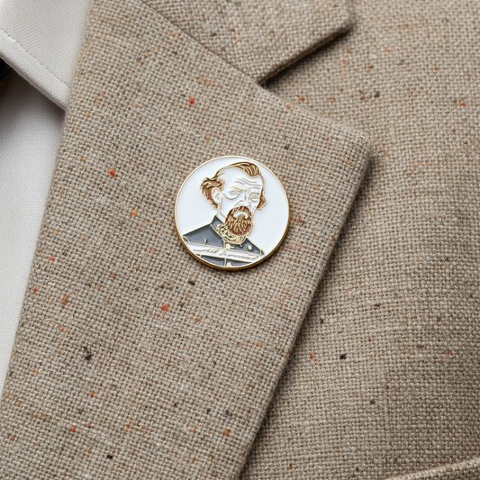 - CSA Signature Series - Nathan Bedford Forrest Lapel Pin (Our Guys) - 1"